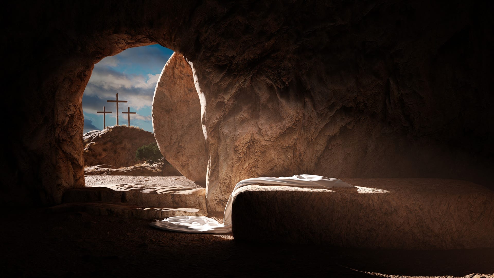 Only one empty tomb